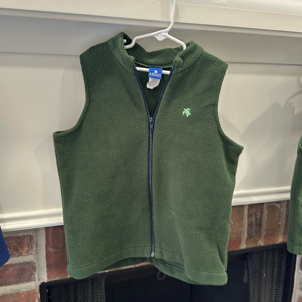 Boys J Bailey fleece vest, size 12